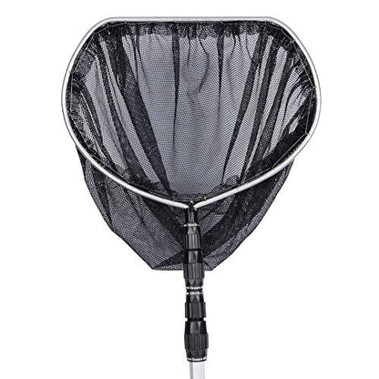 TetraPond Telescoping Pond Net, 14" Ring | Extends To 5', Flattened Top Edge, 16" Deep Net, Safe Fish Retrieval - size: 1 ct