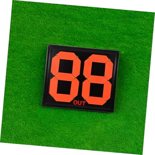 VANZACK Manual Football Substitution Score Board for Referees Fluorescent Soccer Change Display Efficient Player Change Indicator for Matches Two-