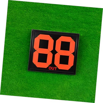 VANZACK Manual Football Substitution Score Board for Referees Fluorescent Soccer Change Display Efficient Player Change Indicator for Matches Two-