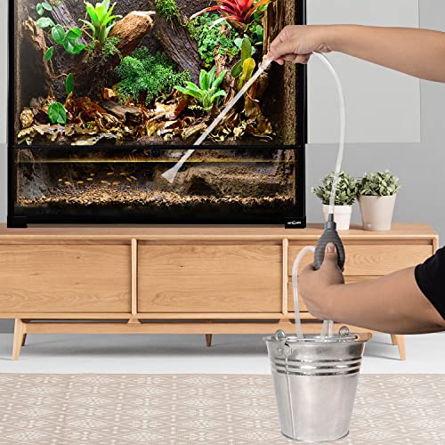 REPTI ZOO Large Reptile Paludarium Tank, Vertical Reptile Terrarium Wide & Tall Amphibian Tank with Top Screen Ventilation (36" W X 18" D X 36" H (Paludarium)) - size: 36"W X 18"D X 36"H (Paludarium)
