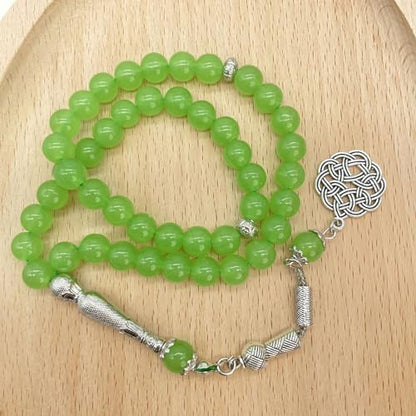 [Njdkadey] Exquisite Religious Gift Tasbi Bracelet with 45 Beads Rosary Beads Hand Chain Tasbi Religious Eid Gift Rosary Beads Bracelet