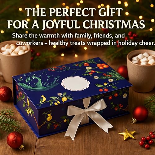 12-Day Advent Calendar Dried Fruit & Nuts Holiday Gift Box | Healthy Gourmet Dried Fruit Selection Including Mango, Fancy Medjool Dates, Pears, Peaches, Apricots, Figs and Prunes - size: 12.2 x 8.54 x 5.2 inches; 3 Pounds