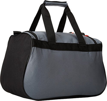 adidas Power Gym Bag – Lightweight Small Duffel, Onix Grey/Black/Solar Red/Diablo, OSFA - color: Onix Grey/Black/Solar Red/Diablo
