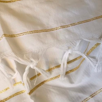 Golden prayer shawl Christian