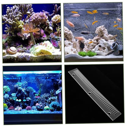 POPETPOP Fish Tank Overflow Comb Plastic Aquarium Aquarium Accessory Easy Clean
