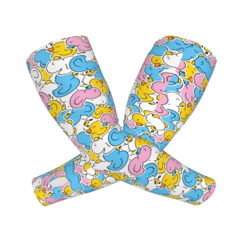 Arm Sleeves Outdoor Garden Sports Cooling Sun Sleeve for Women Men Farm - color: Cute