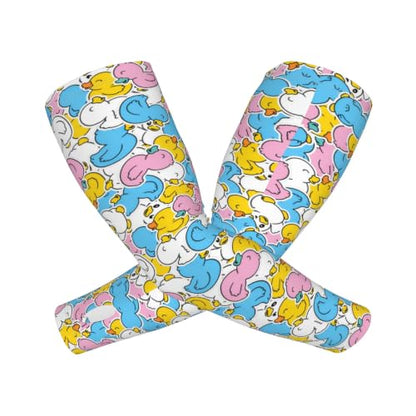 Arm Sleeves Outdoor Garden Sports Cooling Sun Sleeve for Women Men Farm - color: Cute