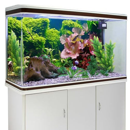AWERT 48x24 inches Aquatic Plant Aquarium Background River Bed & Lake Fish Tank Background Vinyl - size: 48x24in/120x60cm