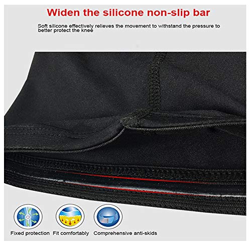 PISIQI Compression Collision Avoidance Knee Sleeve - color: Black, size: Large