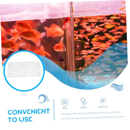 SUPVOX 1set Fish Tank Isolation Plates Tank Divider and Aquarium Isolation Board for Fish Separation and Reusable Mesh Panel Support Legs