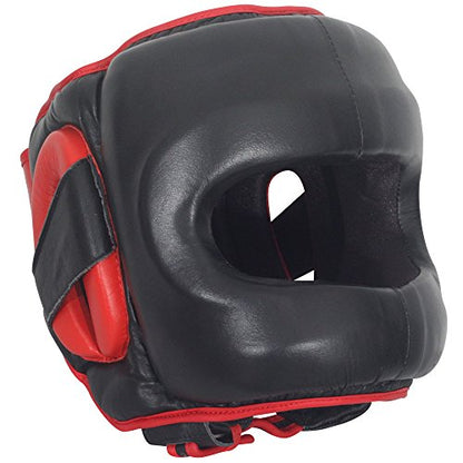 Ringside Deluxe Face Saver Boxing Headgear - color: Blue, size: Small-Medium