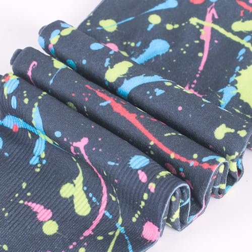Aueyan Arm Sleeves for Men Women,Cooling Sleeves with Thumb Holes,Funny Sun Protection Arms Cover with Print Pattern - color: Painting