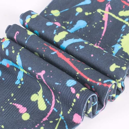 Aueyan Arm Sleeves for Men Women,Cooling Sleeves with Thumb Holes,Funny Sun Protection Arms Cover with Print Pattern - color: Painting