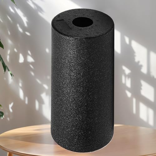 Foam Roller for Back Hollow Column Trigger Point Release Tool | Muscle Roller Foam for Yoga Stretching Sports Recovery Home Gym Post-Exercise Fitness Routine - color: Black