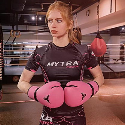 Mytra Fusion Boxing Gloves Women Muay Thai Gloves MMA Training Punching Kickboxing Gloves