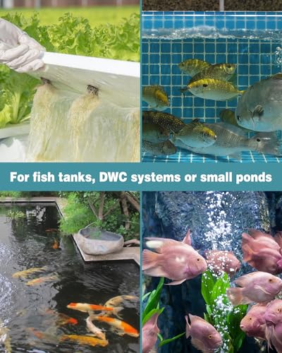 Pawfly Aquarium 4 Inch Air Stone, Fish Tank Airstone Bubble Diffuser for Air Pumps Buckets Fish Tanks Ponds DWC Reservoirs and Circulation - size: 4 inch