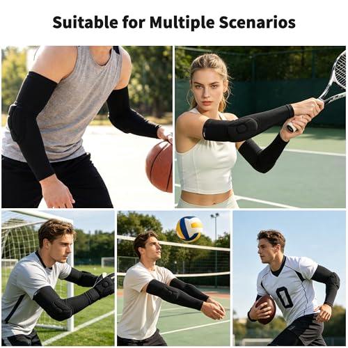 Adult Elbow Pads,Breathable Compression Elbow Guards for Men Women | Lightweight Compression Elbow Pad for for Football Volleyball Wrestling Cycling - size: Elbow Pads(Medium)