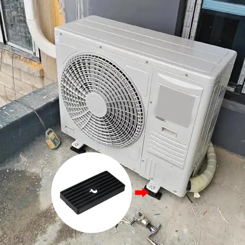 MY MIRONEY 4PCS 3.94" × 1.97" Rectangle Rubber Anti-Vibration Isolator Pads, Air Conditioner Shock Pads for Air Compressor, Air Conditioner Unit, HVAC, Treadmill - style: Rectangle