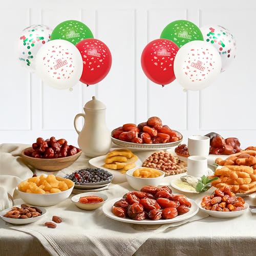 Eid Mubarak Balloons: Watermelon Decoration Latex Balloons - style: Eid Latex Balloons