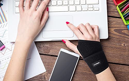 CERBONNY Carpal Tunnel Wrist Brace,2Pack Wrist Support Brace Adjustable Wrist Strap Reversible Wrist Brace for Sports Protecting/Carpal Tunnel/Arthritis-Right&Left - style: 2-Left and Right Hand