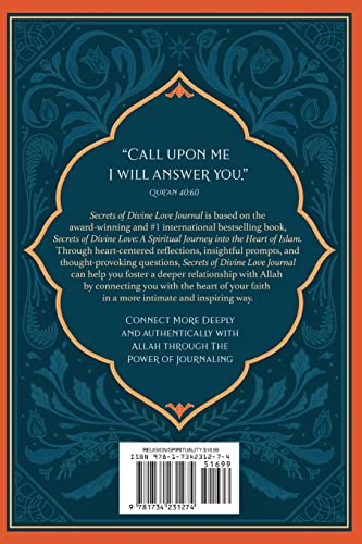 Secrets of Divine Love Journal: Insightful Reflections that Inspire Hope and Revive Faith (Studying Qur'an & Hadith)