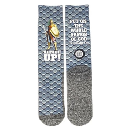 Bible Verse Socks for Women - Christian Crew Socks | Inspirational and Comfortable, Easter Gift Idea - color: Armor of God