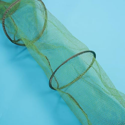 DECHOUS Foldable Mesh Fishing Net Portable Fish Protection Gear Quick-Dry Fish Net for Freshwater and Saltwater Fishing (150x25cm)