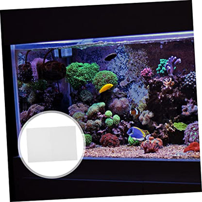 Garneck Thickened Fish Tank Bottom Pad -Skid Aquarium Mat for Leveling and Shock Absorption Fish Tank Accessories - color: White