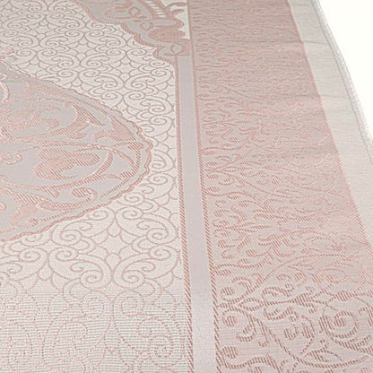 Modefa Islamic Prayer Mat Muslim Gifts - Thin Travel Muslim Prayer Rug in Taffeta Gift Bag with Tasbih Beads Prayer Matt Islam - Chenille Turkish Praying Carpet - Ramadan Gifts (Pink) - color: Pink