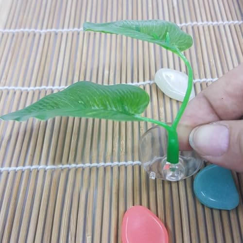 Betta Fish Leaf Hammock, Aquarium Decor for Resting Sleeping Hiding, Reusable Tank Accessories with Suction Cups