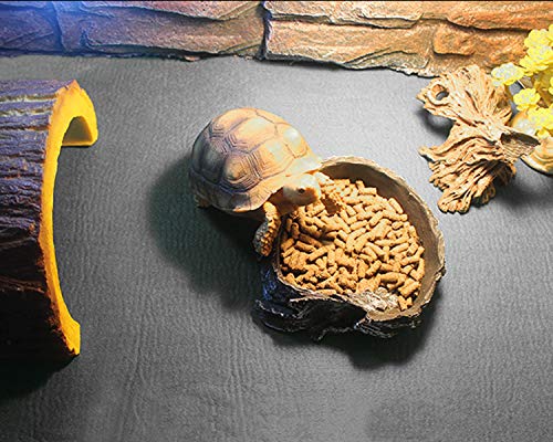 Mechpia 47" x 24" Large Reptile Carpet Terrarium Liner Bedding Reptile Substrate Mat Tank Accessories for Bearded Dragon Snake Lizard Tortoise Leopard Gecko (Grey) - color: Grey