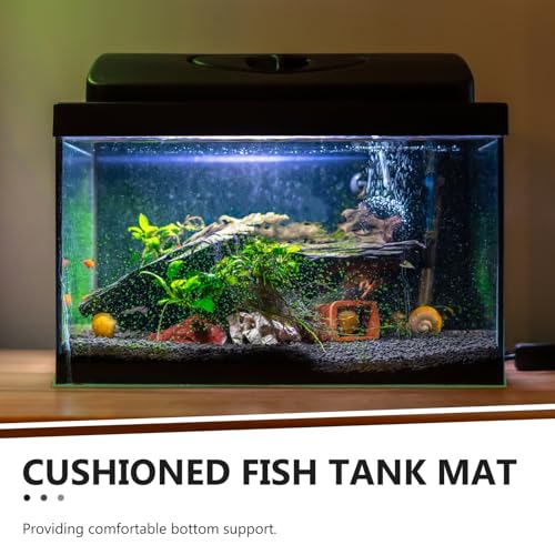 Happyyami Nonslip Fish Tank Mat Thickened Cushioning Pad for Aquarium Bottom Material Thick for Fish Tank Integrity and Leveling