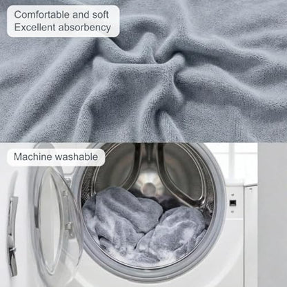 Car Seat Towel Cover, 2pcs Universal Front Seat Protector for Cars, SUVs and Trucks, Sweat Towel Car Seat Cover for Gym, Yoga, Swimming, Pets and Family Travel, Light Gray - color: Light-gray