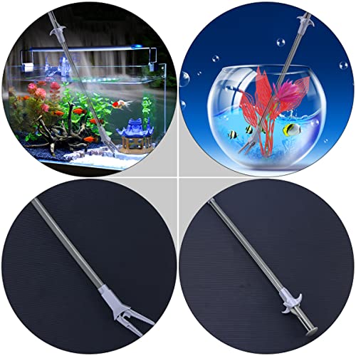 Mipcase 3sets Fish Tank Grass Tool Aquatic Plant Clip Durable Tweezer for Aquarium Cleaning Plant Maintenance 2pcs*3