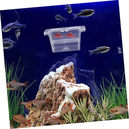 Beaupretty 4pcs Self-Floating Fish Fry Breeding Box Aquarium Nursery Incubator with Dual-Layer Separation for Betta Fish Tank Protection and Observation