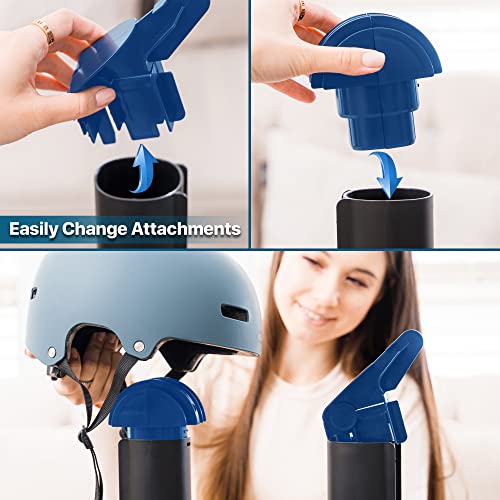 KeepDry Forced Heat Boot Dryer - Heavy Duty Shoe Dryer with Heat Switch & Timer - Quickly Dry Garments - Collapsible Drying Tubes | 250W Forced-Air Boot Dryer, 3-Hr Timer, Heat-Off Switch, 4 Adjustable Collapsible Tubes, Helmet Attachments