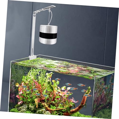 VANZACK Aquarium Light Holder Stand Metal Lamp Rack Support for Fish Tank Lighting Brushed Finish Easy Installation Compatible