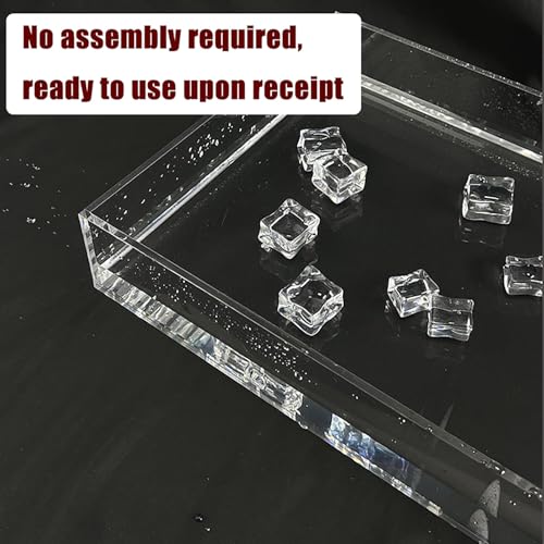 Acrylic Box Transparent Display Box Fish Tank Storage Box Drawer Tray Photography Props Shooting Sink(20x10x30cm/7.9x3.9x11.8in) - size: 20x10x30cm/7.9x3.9x11.8in