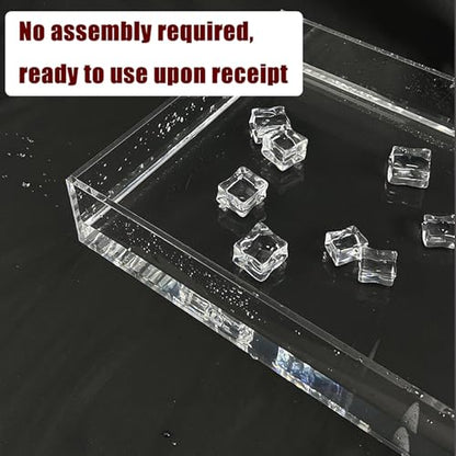 Acrylic Box Transparent Display Box Fish Tank Storage Box Drawer Tray Photography Props Shooting Sink(20x10x30cm/7.9x3.9x11.8in) - size: 20x10x30cm/7.9x3.9x11.8in
