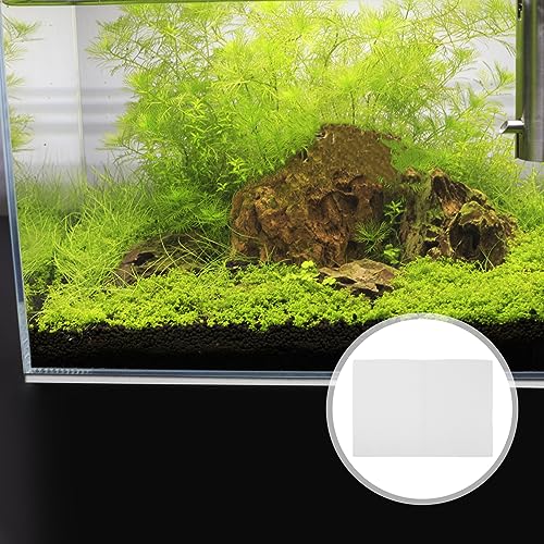 POPETPOP Reptile Aquarium Mat Thickened Non- Fish Tank Bottom Pad Cushioning Mat for Heat Absorption and Reduction for Home Aquariums - color: White