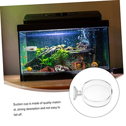 BESPORTBLE 5pcs Fish Feeder Tray Food Holder for Aquariums Easy to Install Cup Design Compact for Fish and Shrimp Feeding Practical Aquarium Accessory