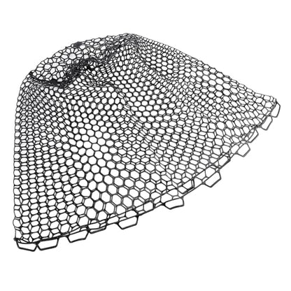 Fishing Net Replacement, 31.1in PVC Mesh Depth Fishing Landing Net with Large Object Head Design for Freshwater Saltwater