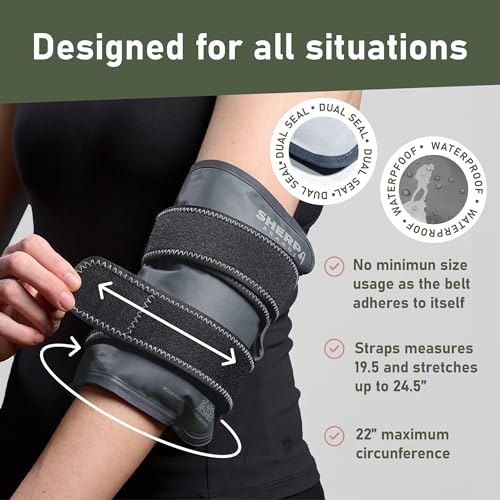 Medium Gel Ice Packs for Injuries Reusable Wrap with Straps - Hot and Cold Pack for Pain Relief, Tennis Elbow, Ankle, Foot, Hand - 8" x 12" - Grey - size: Medium, style: Grey