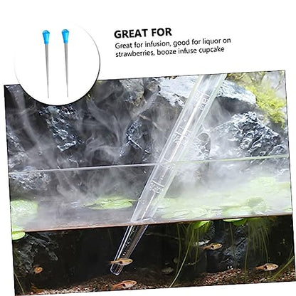 2Pcs Squeeze Transfer Pipette with Measurements Food-Grade Plastic Dropper for Liquor Infusion Baking and Kitchen Use Versatile Liquid Food Dropper for Aquariums and More