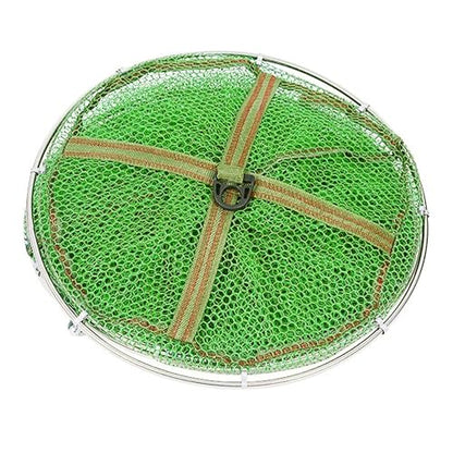 Large Foldable Fishing Fine Mesh Keep Net Collapsible Landing Keep Net for Still Fishing Anglers