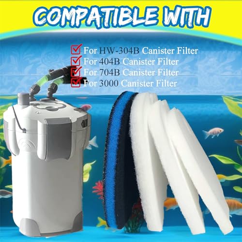 Premium Replacement Sponges for Aquariums Canister Replacement Sponges Filter Pad for Aquariums Canister Universals Air Filter Impregnated Sheet Pad
