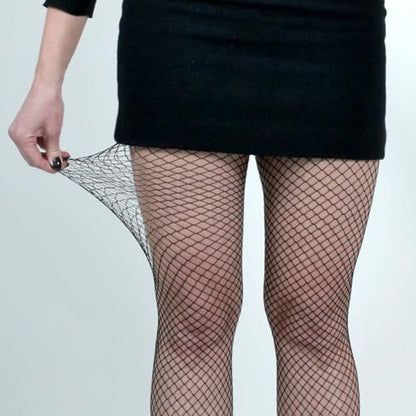 Millennials In Motion Sheer Elegance Patterned Tights - color: 3-pack Fishnet