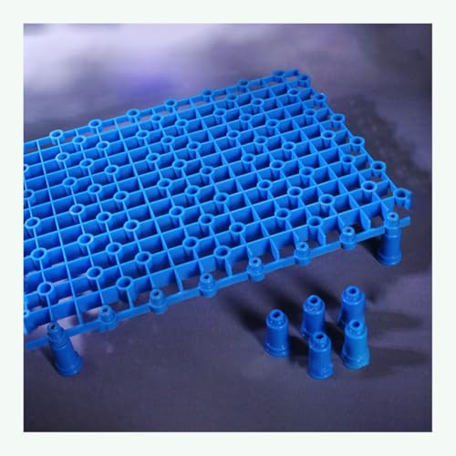 Filter Plate Gravel Plate PVC Splicing Partition DIY Aquarium Partition Material Pad Blue(1pcs) - size: 1pcs