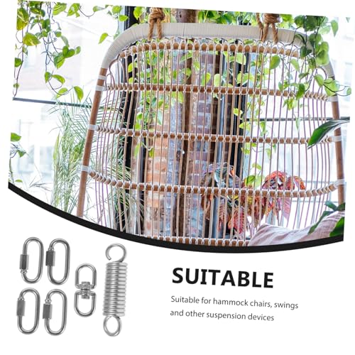 Hammock Chair Spring Set Swing Spring Kit Swing Chair Hanging Ring Set