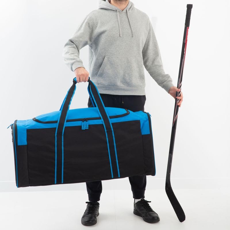 튼튼한 멀티 포켓 내구성 스포츠 체육관 장비 여행 더플 백 - color: XL 91.4cm(36인치) 블루, size: 36IN